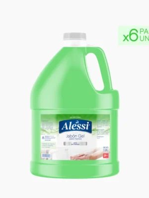 Alessi - Jabón Gel Antibacterial LÍquido (1 Gal.) (Caja) (x6 unids.)