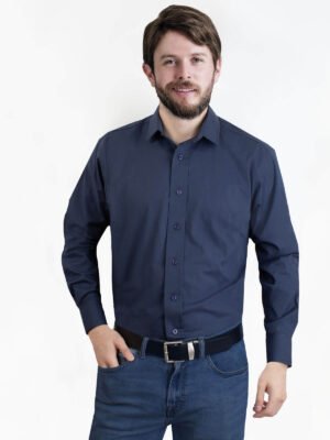 Camisas de Gabardina Italiana para Trabajo