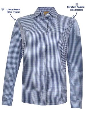 Blusas Stretch de Cuadros