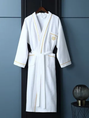 Bata tipo Hotel de Tela Waffle