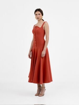 Vestido CLARA Terracota