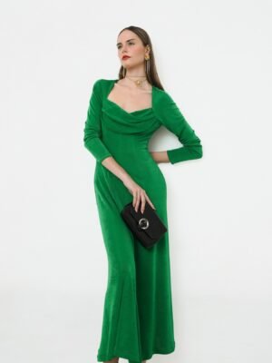 Vestido Midi Verde Hadid