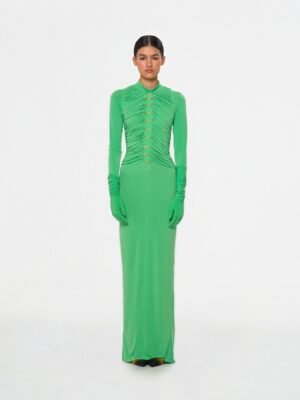 Vestido Largo Verde Circinus