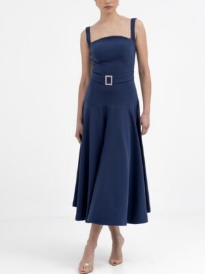 Vestido Rosae Azul marino profundo