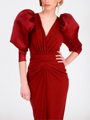 Vestido Valencia Rojo