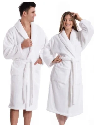 Bata de Baño con Cuello Chal